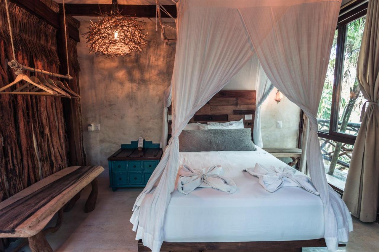 Hidden Treehouse Tulum Eco-Hotel ภายนอก รูปภาพ