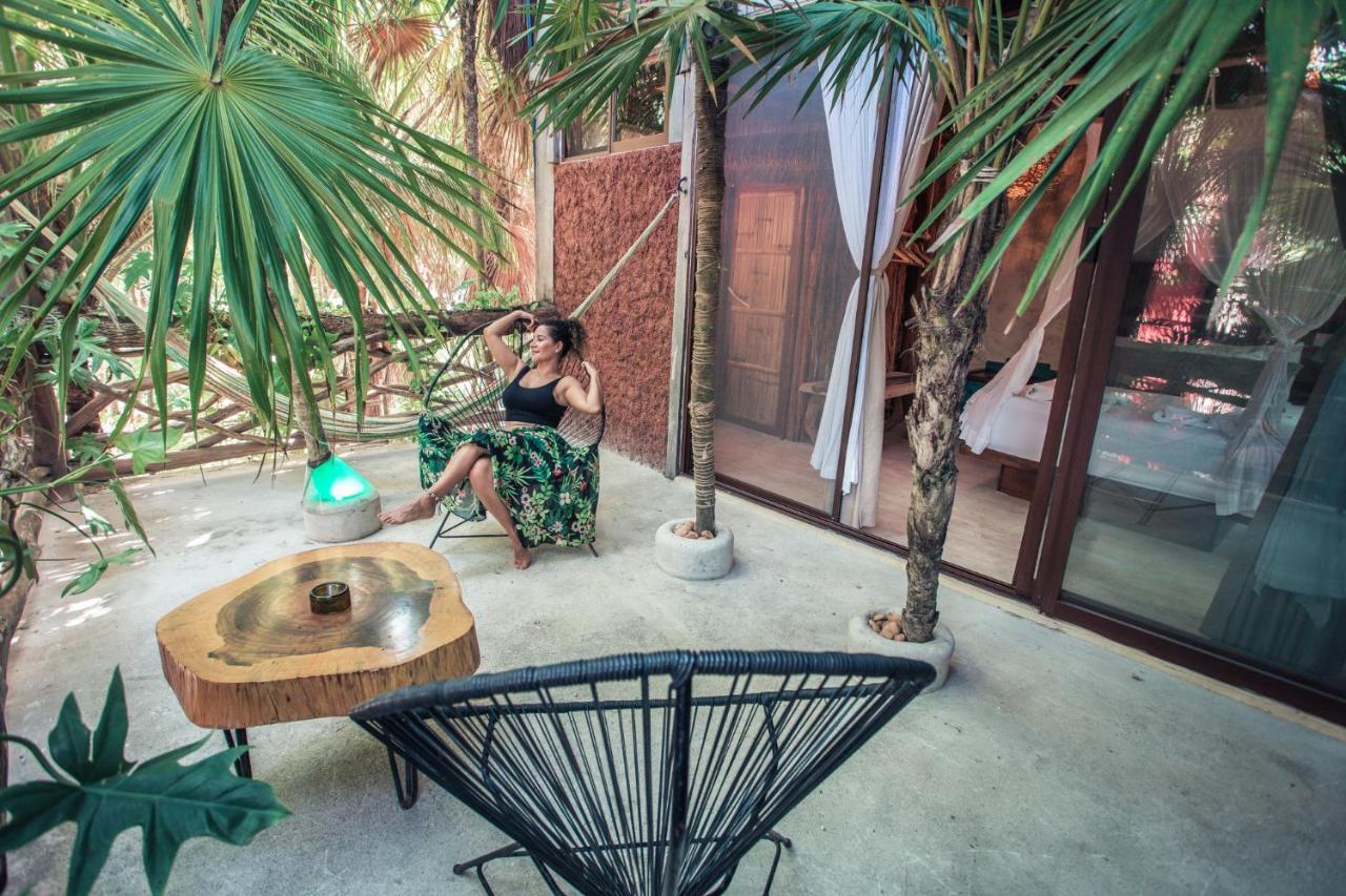 Hidden Treehouse Tulum Eco-Hotel ภายนอก รูปภาพ