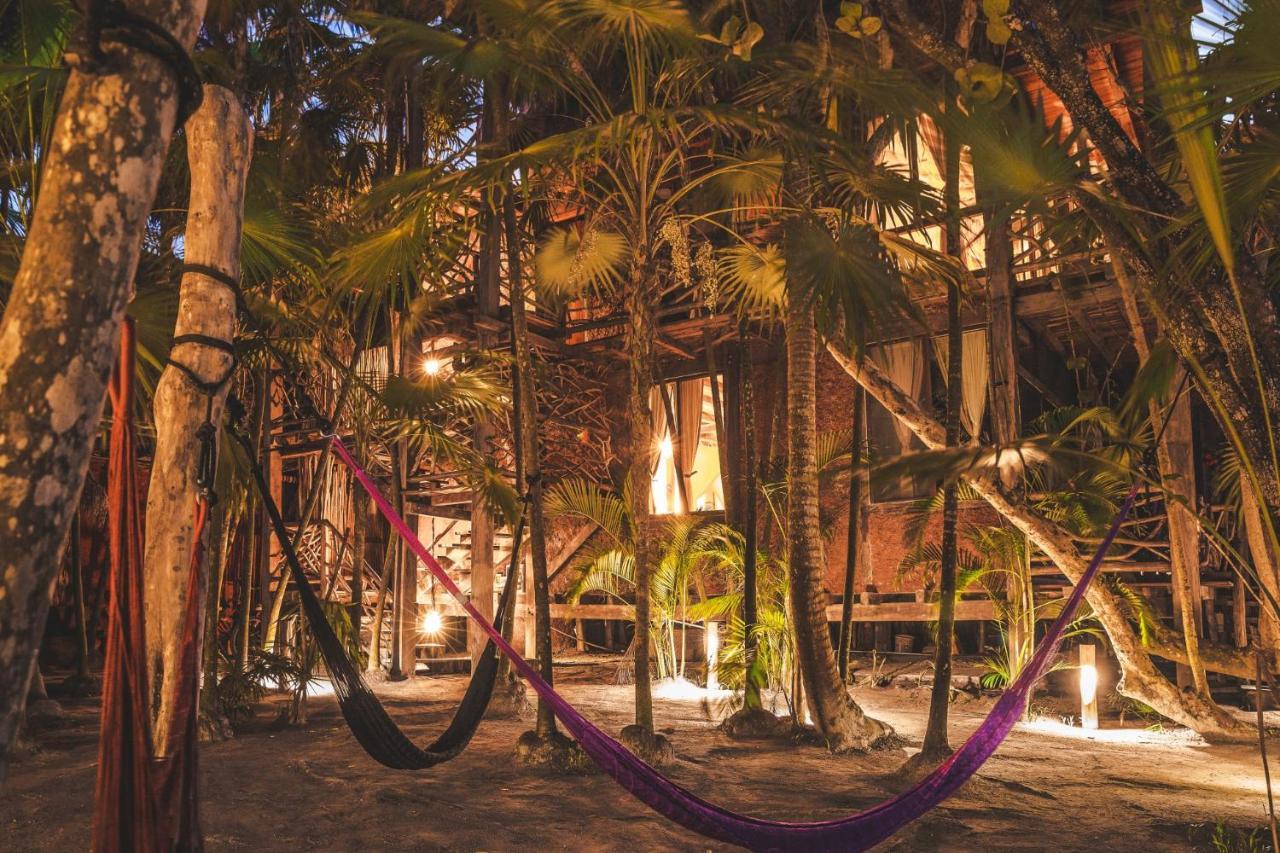 Hidden Treehouse Tulum Eco-Hotel ภายนอก รูปภาพ