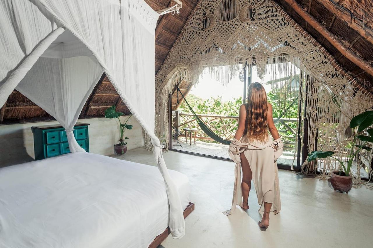 Hidden Treehouse Tulum Eco-Hotel ภายนอก รูปภาพ