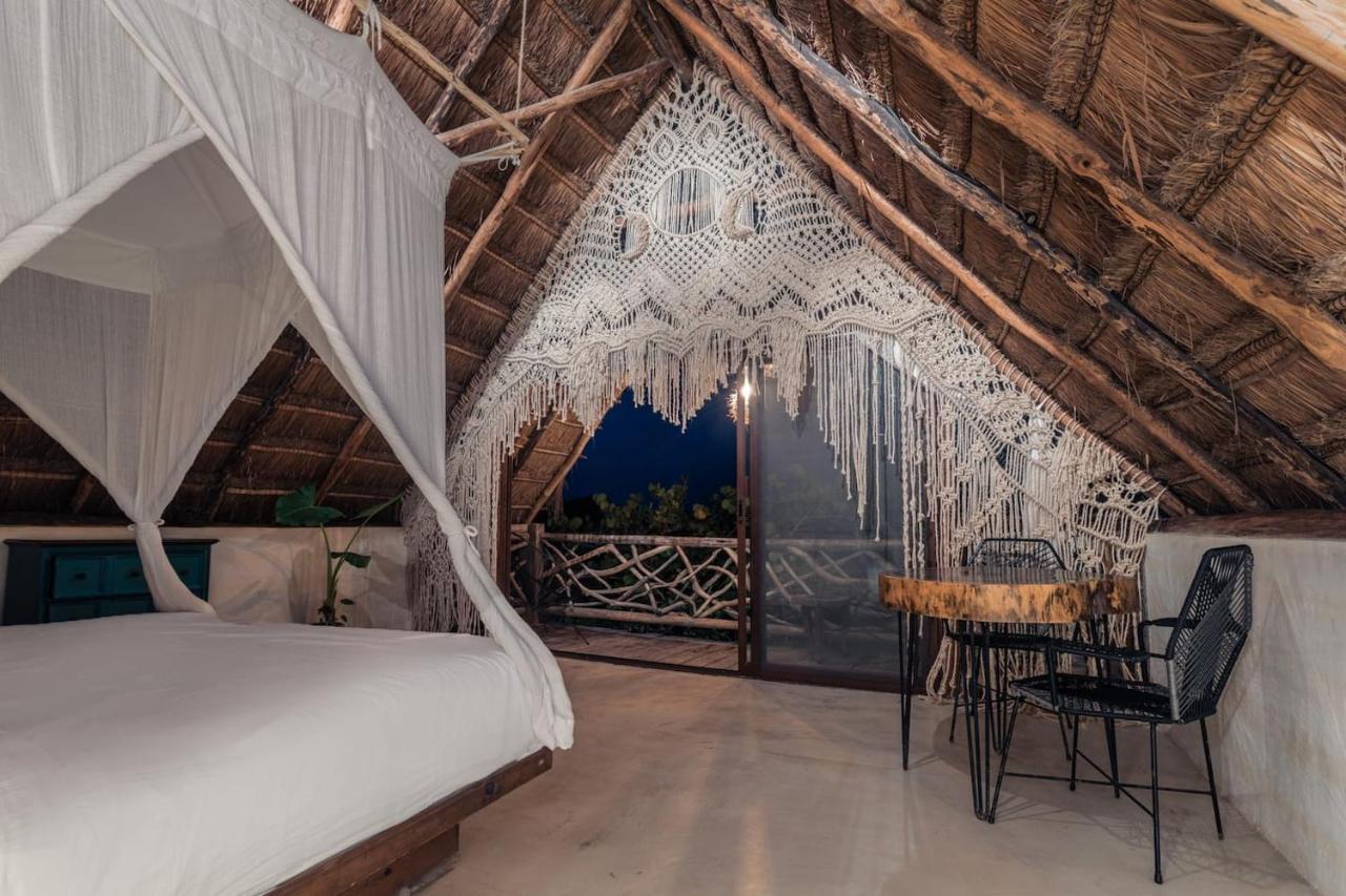 Hidden Treehouse Tulum Eco-Hotel ภายนอก รูปภาพ