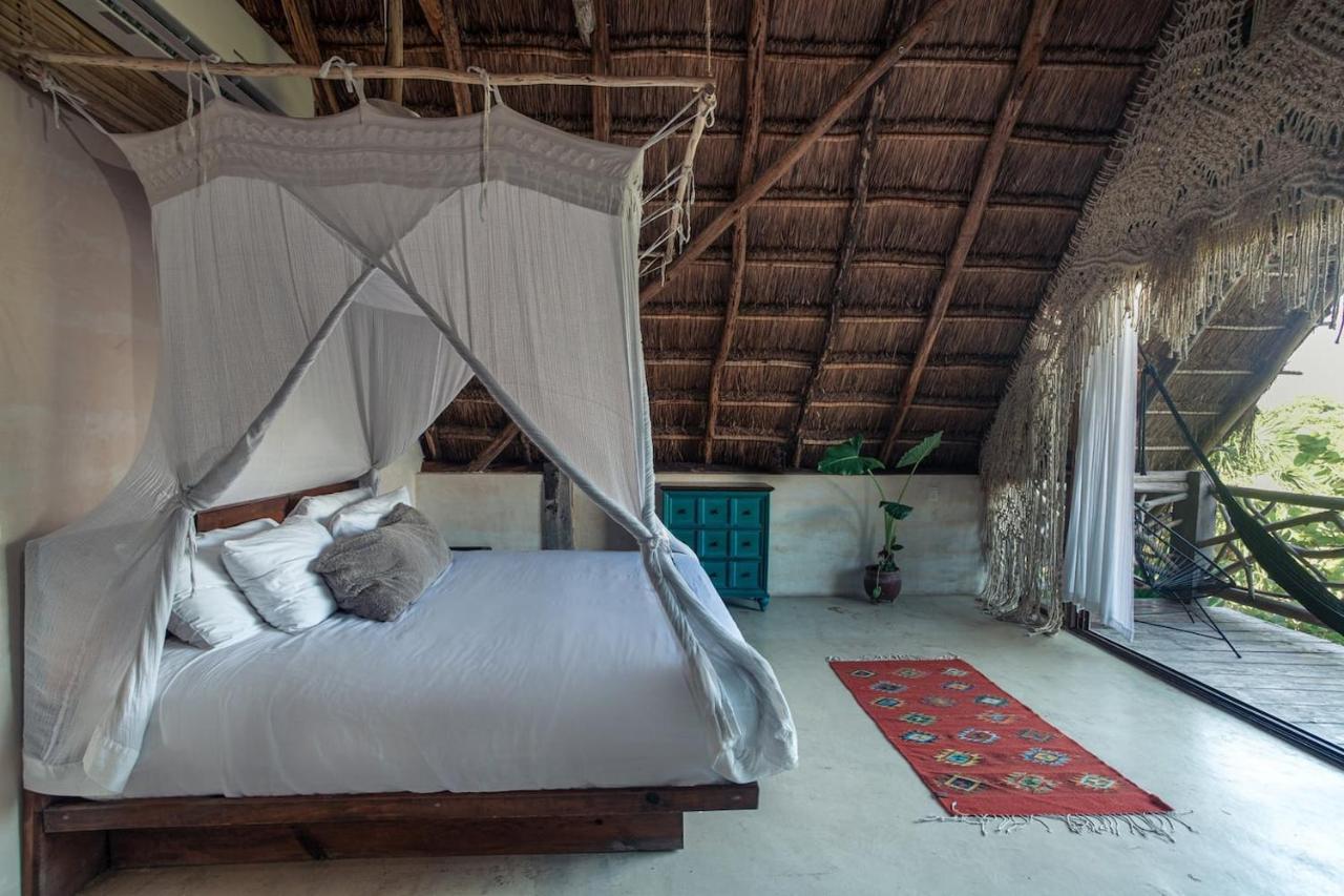 Hidden Treehouse Tulum Eco-Hotel ภายนอก รูปภาพ