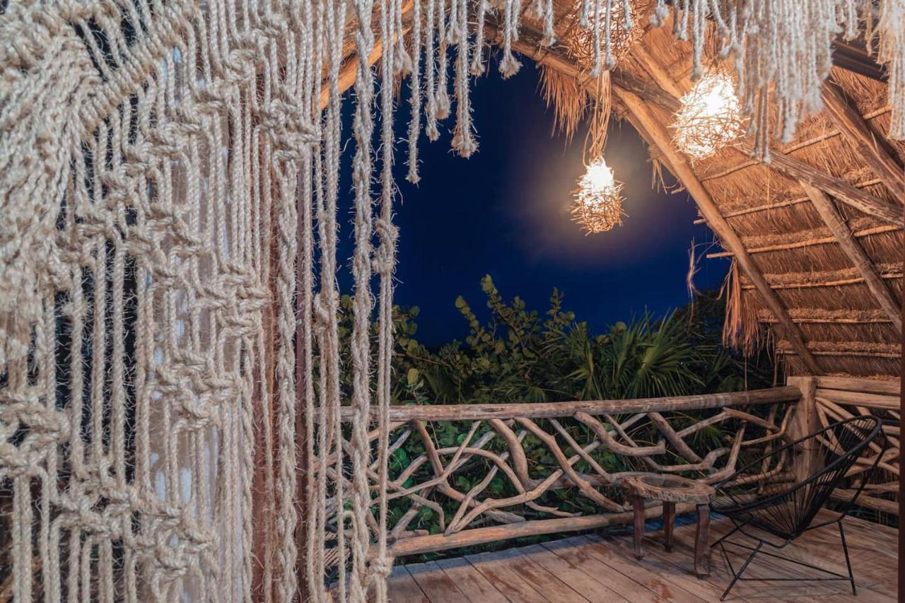 Hidden Treehouse Tulum Eco-Hotel ภายนอก รูปภาพ