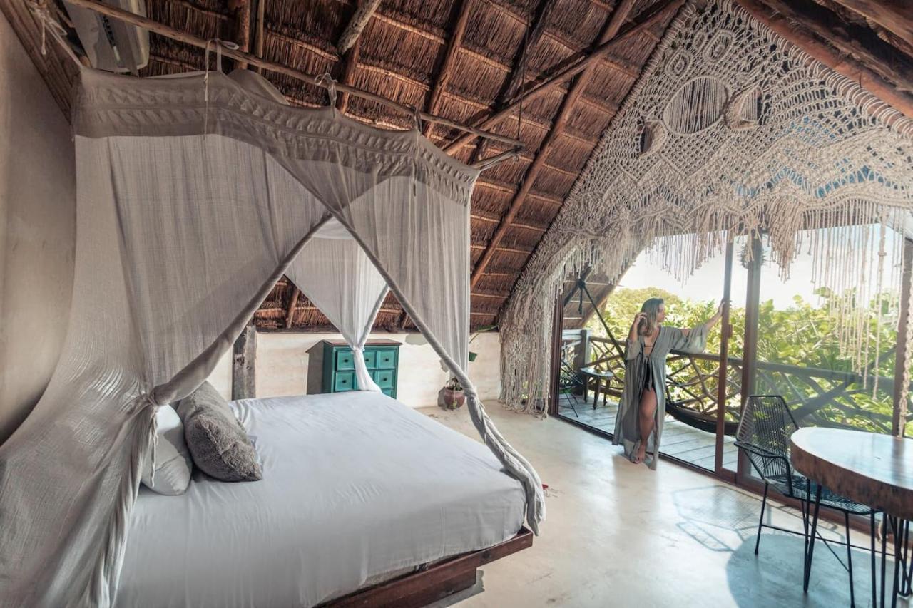 Hidden Treehouse Tulum Eco-Hotel ภายนอก รูปภาพ