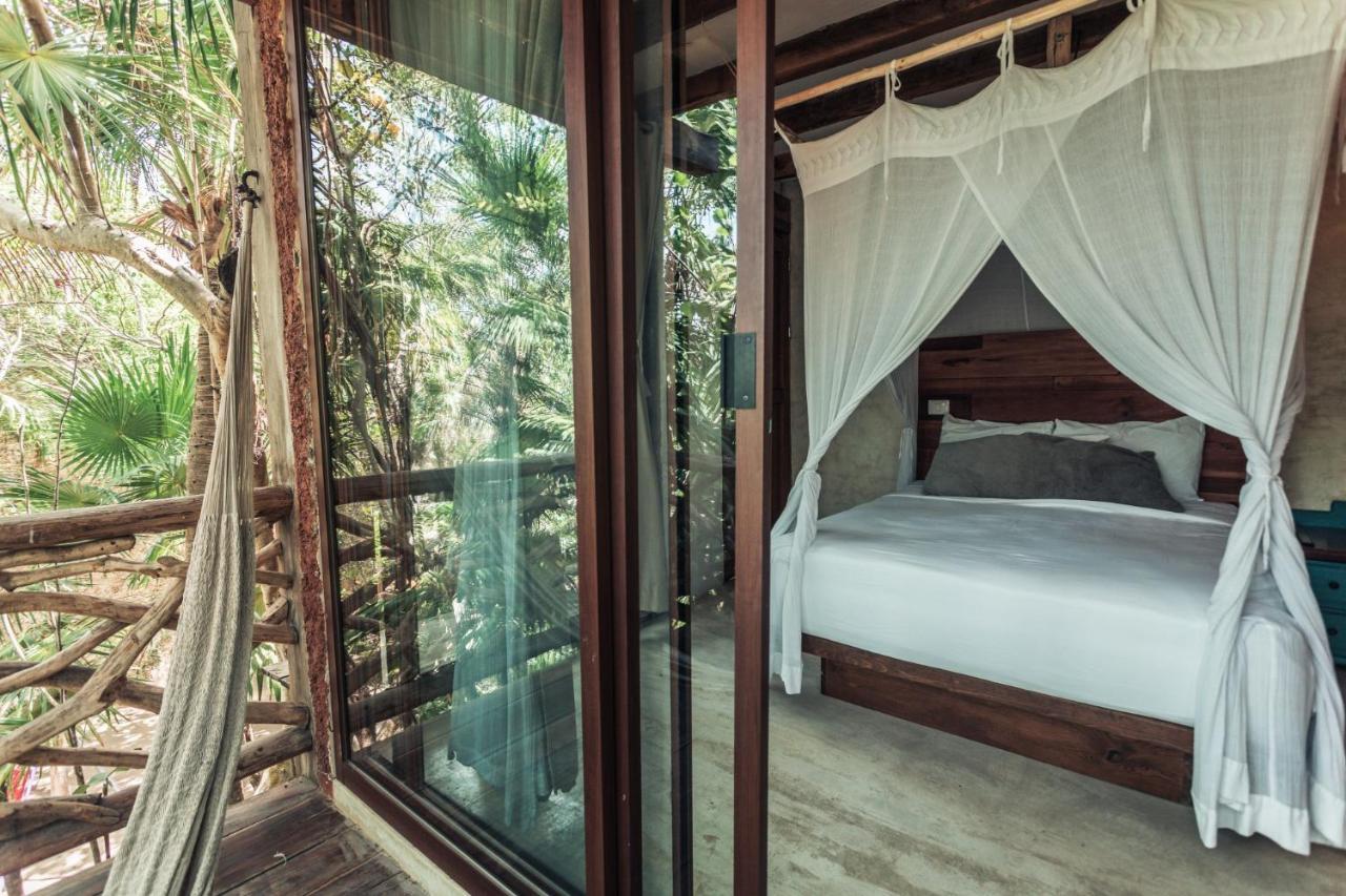 Hidden Treehouse Tulum Eco-Hotel ภายนอก รูปภาพ